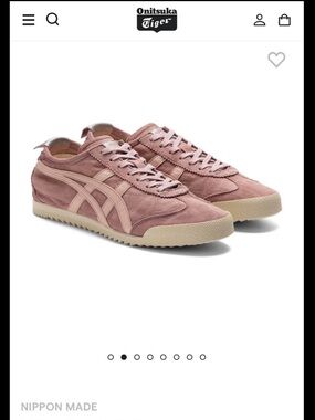 Onitsuka Tiger by Asics Women’s Dusty Pink Suede Sneakers